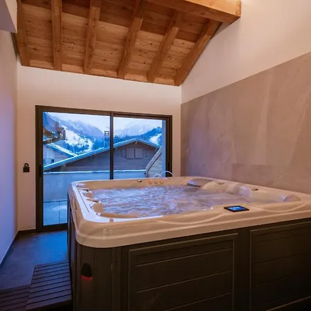 Chalet-spa Le Cervin Dağ evi Valloire